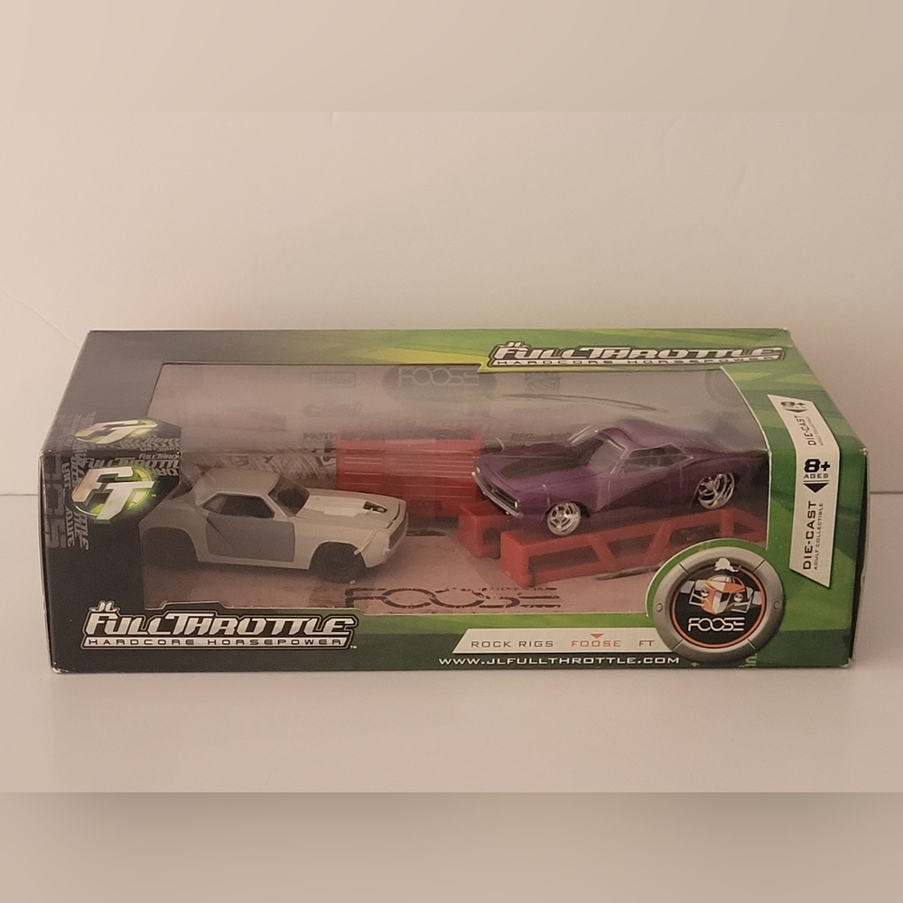 New In Box Foose 2-Car Boxset Full Throttle Hardcore Horsepower Die-Cast. This F